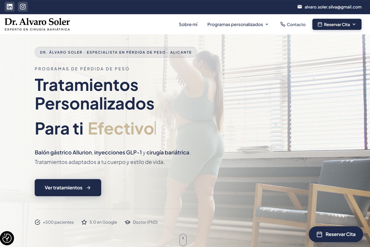 Dr. Alvaro Soler - Web Design Medico