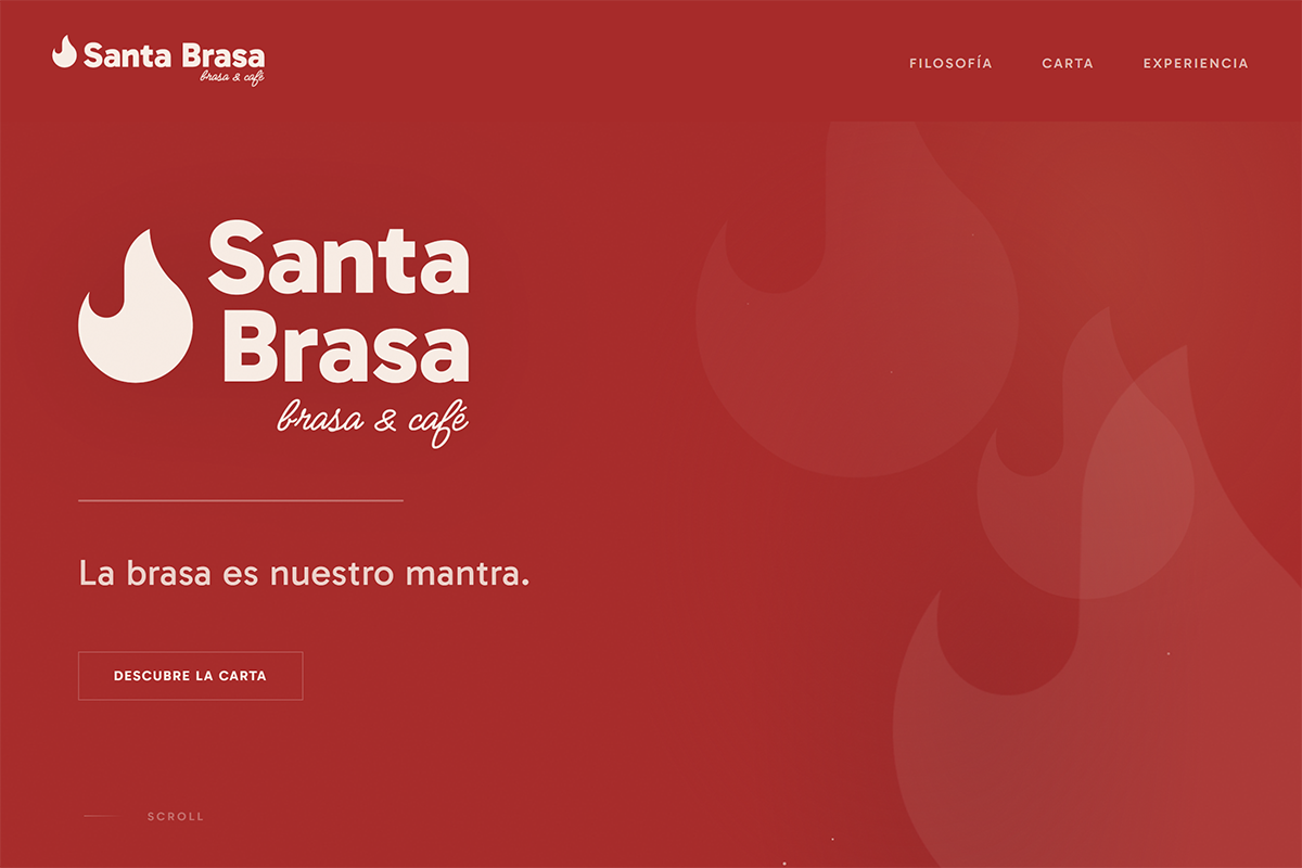 Santa Brasa - Web Design